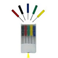 Screwdriver Set With LED, Mini - White/Transparent